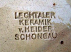 Lechtaler Keramik von Heider