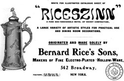 Bernard Rice's Sons 19-1-21-4