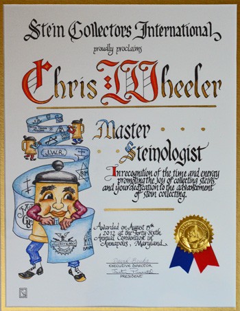 Master Steinologist Chris Wheeler