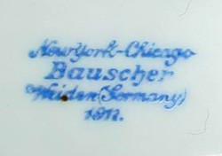 Gebrüder Bauscher AG Porzellan-Fabrik dekorierte Hotel-Gesch Bauscher WEIDEN Brief 1927 