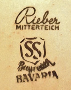 Porzellanfabrik Joseph Rieber & Co. 16-6--10-1